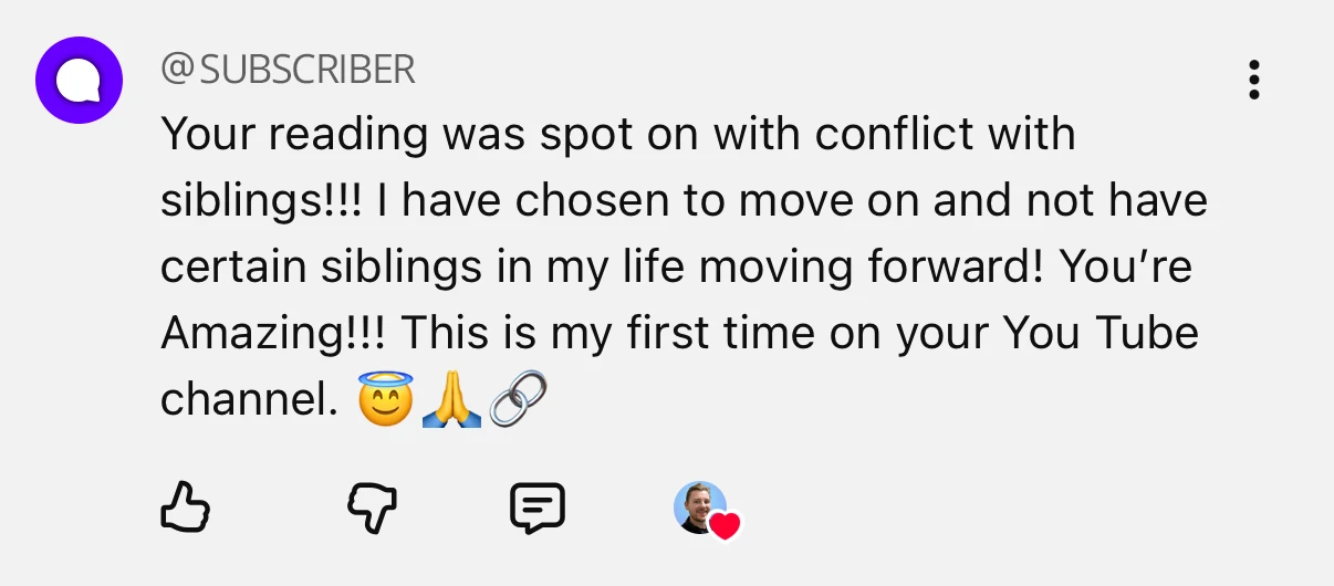 YouTube comment screenshot